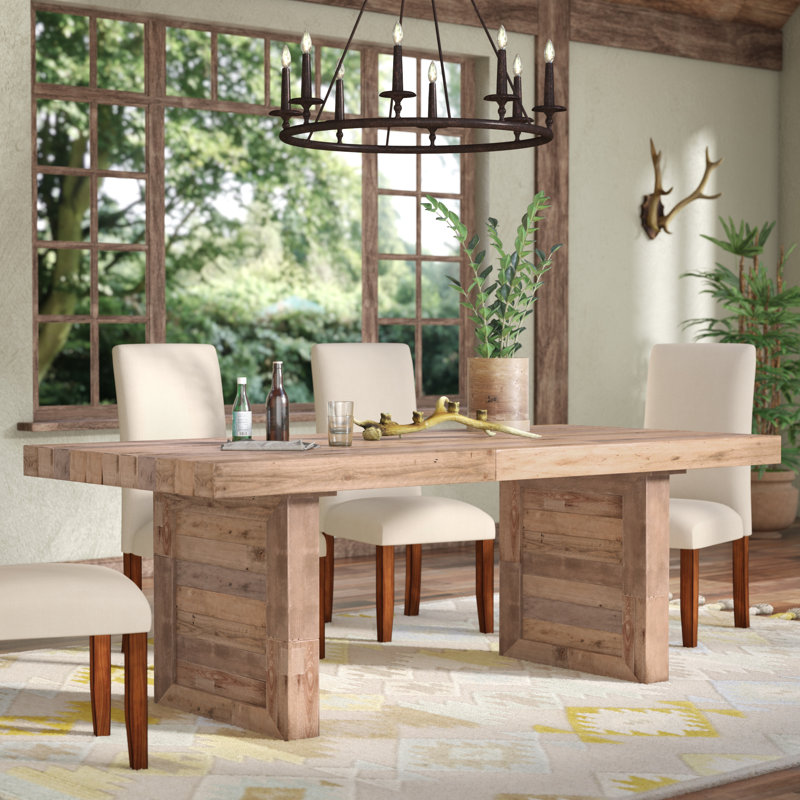 Mistana™ Abbey Solid Wood Dining Table & Reviews Wayfair